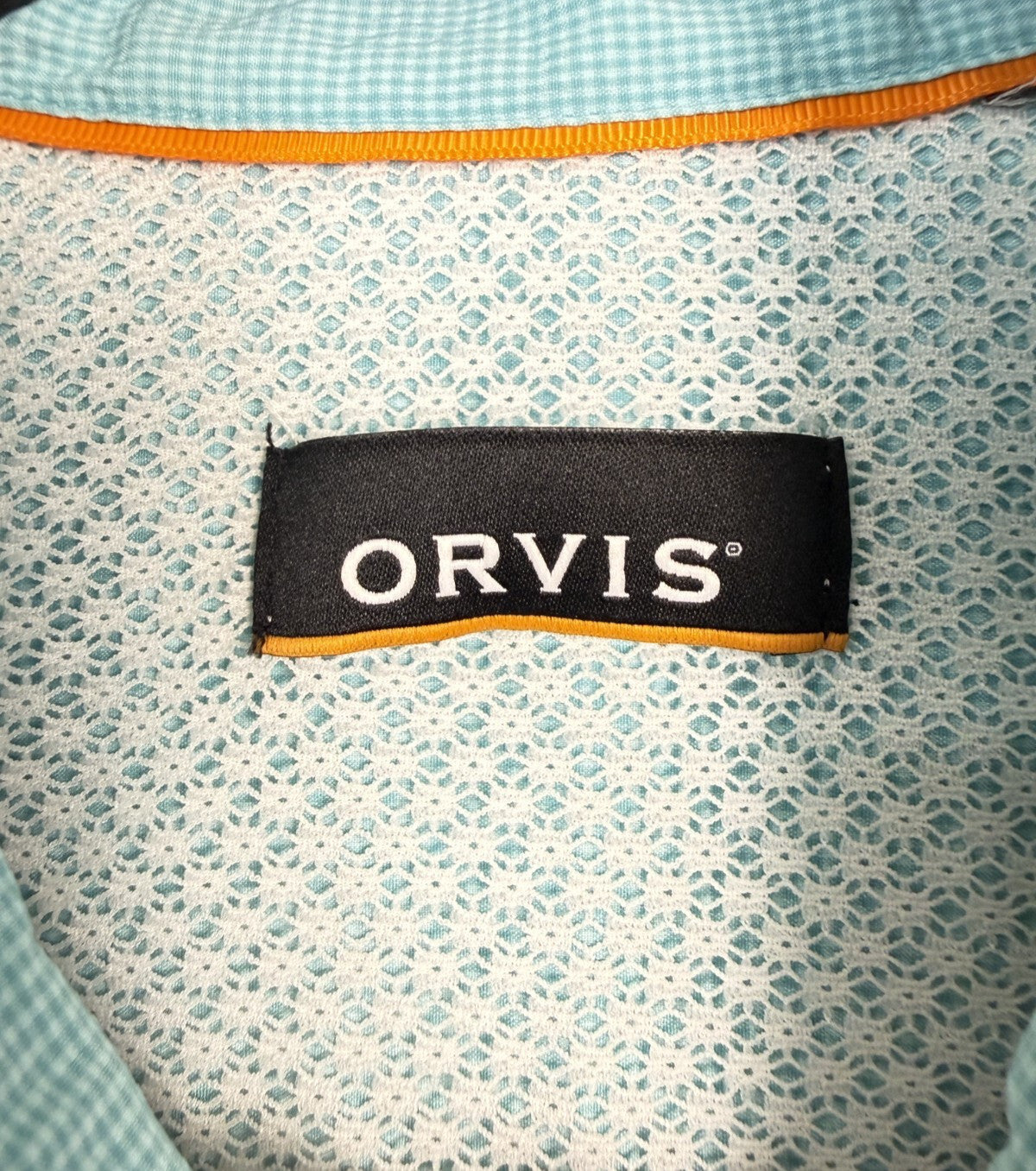 Orvis Open Air Caster Ventilated Short Sleeve Fishing Shirt Mens Sz Medium Blue