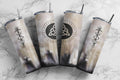 20 oz Viking Horn Stainless Steel Tumbler with Lid, Straw