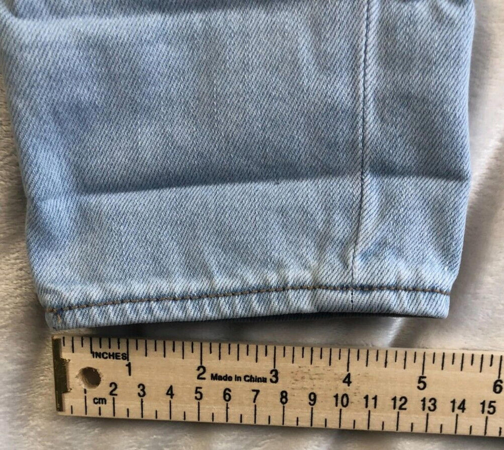 Empyre Jeans Tori Baggy Distressed Light Wash Denim Skater Grunge Womens Size 3