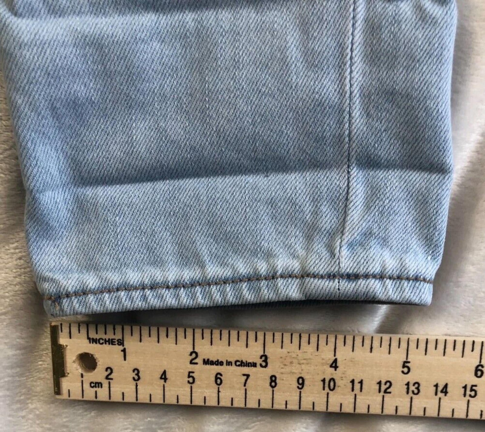 Empyre Jeans Tori Baggy Distressed Light Wash Denim Skater Grunge Womens Size 3