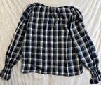 Banana Republic Womens shirt size small blue longsleeve soft lightweight