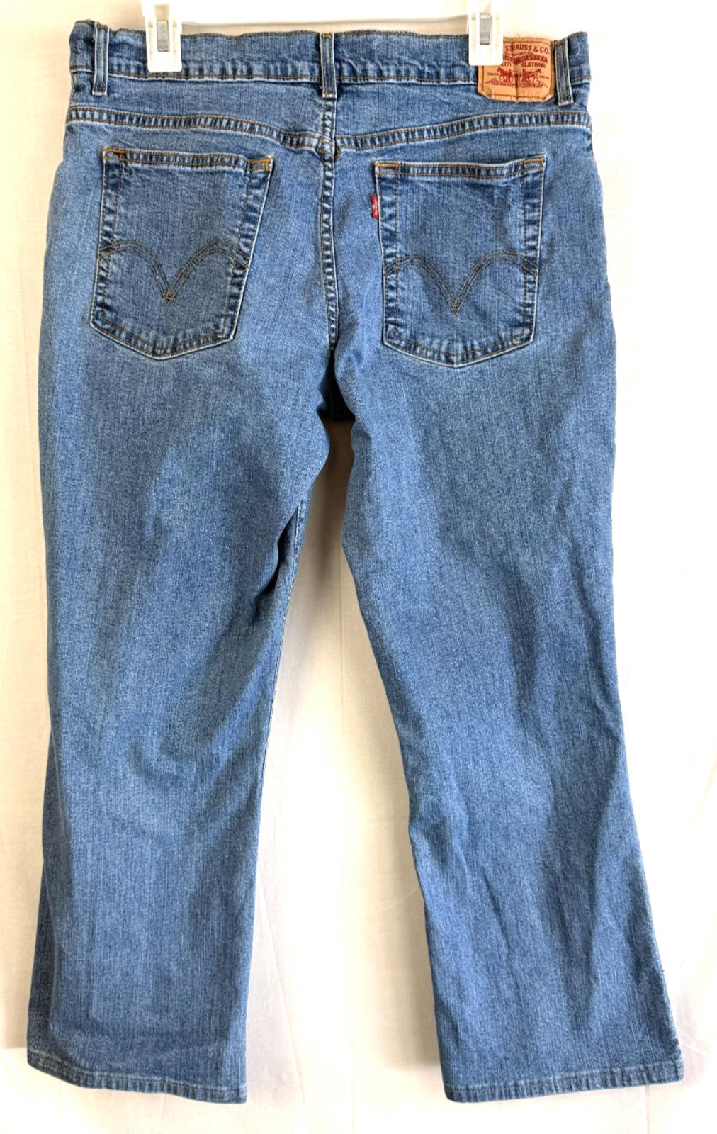 Levi's 550 Relaxed Bootcut Denim Jeans Womens Size 16 Short