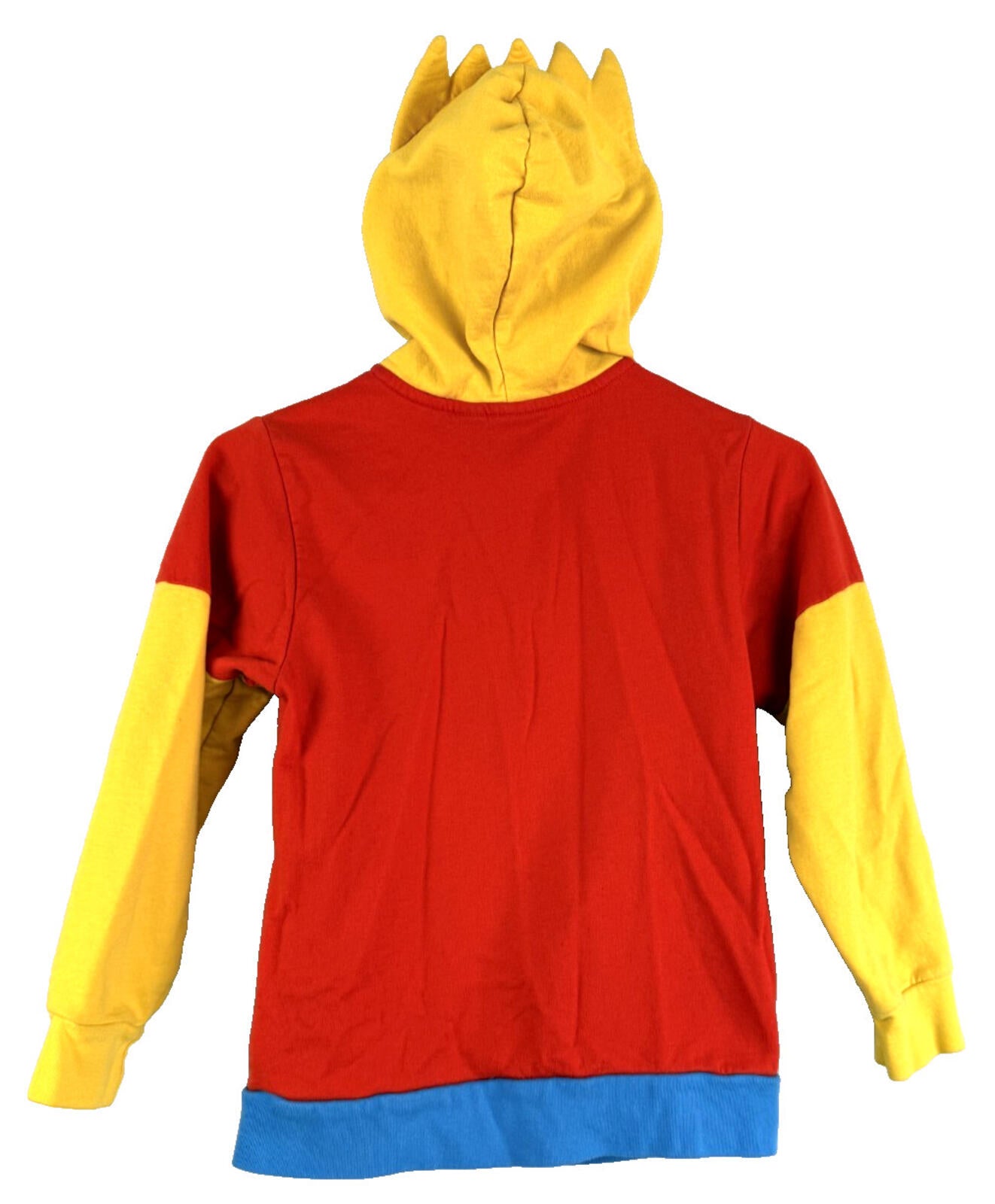 The Simpsons Full Zip Bart Simpson Hoodie Kids Sz M Mesh Face Mask