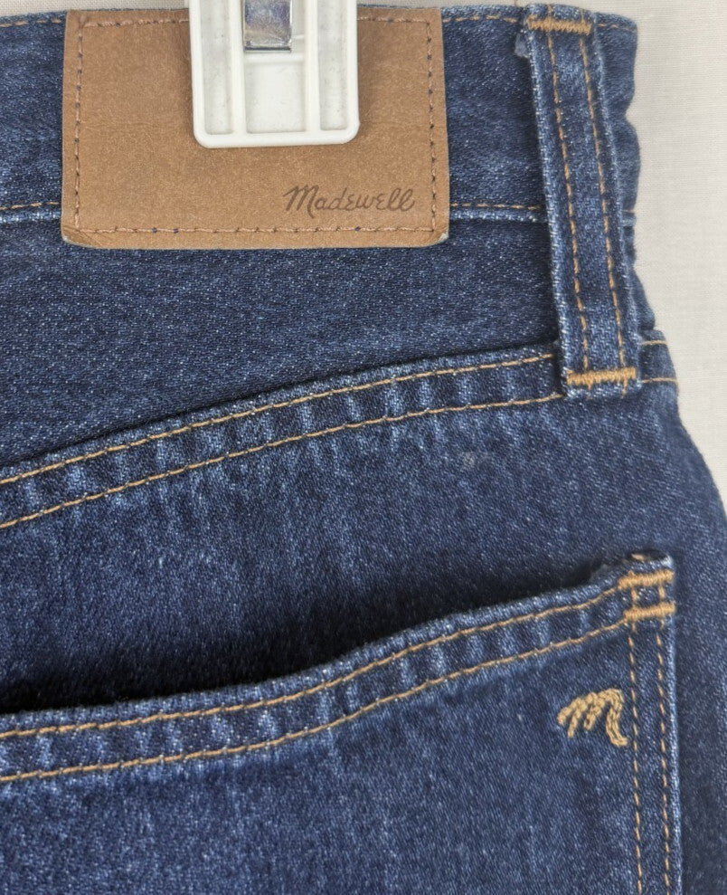 Madewell Baggy Tapered Jeans Womens Size 28 Medium Wash Blue Denim