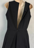 Michael Kors Black Front Zip-Up Princess Seam Fit & Flare Womens Dress Sz. 4