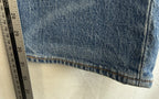 Levis 501 Jeans Mens 36x32 Blue Light Wash Button Fly Straight Leg Denim Faded