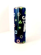 20 oz Gamer Fuel Stainless Steel Tumbler with Lid, Straw