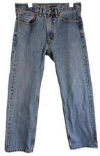 Men's Levis 505 Regular Fit Denim Jeans Sz 34x30 Blue Cotton Modern Red Tab