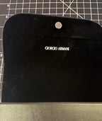 Giorgio Armani Eyeglass/Sunglasses Case – Black, Felt Lining - Designer