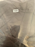 The North Face Women's Gray Quilted Full Zip Jacket M/M Teal Accents