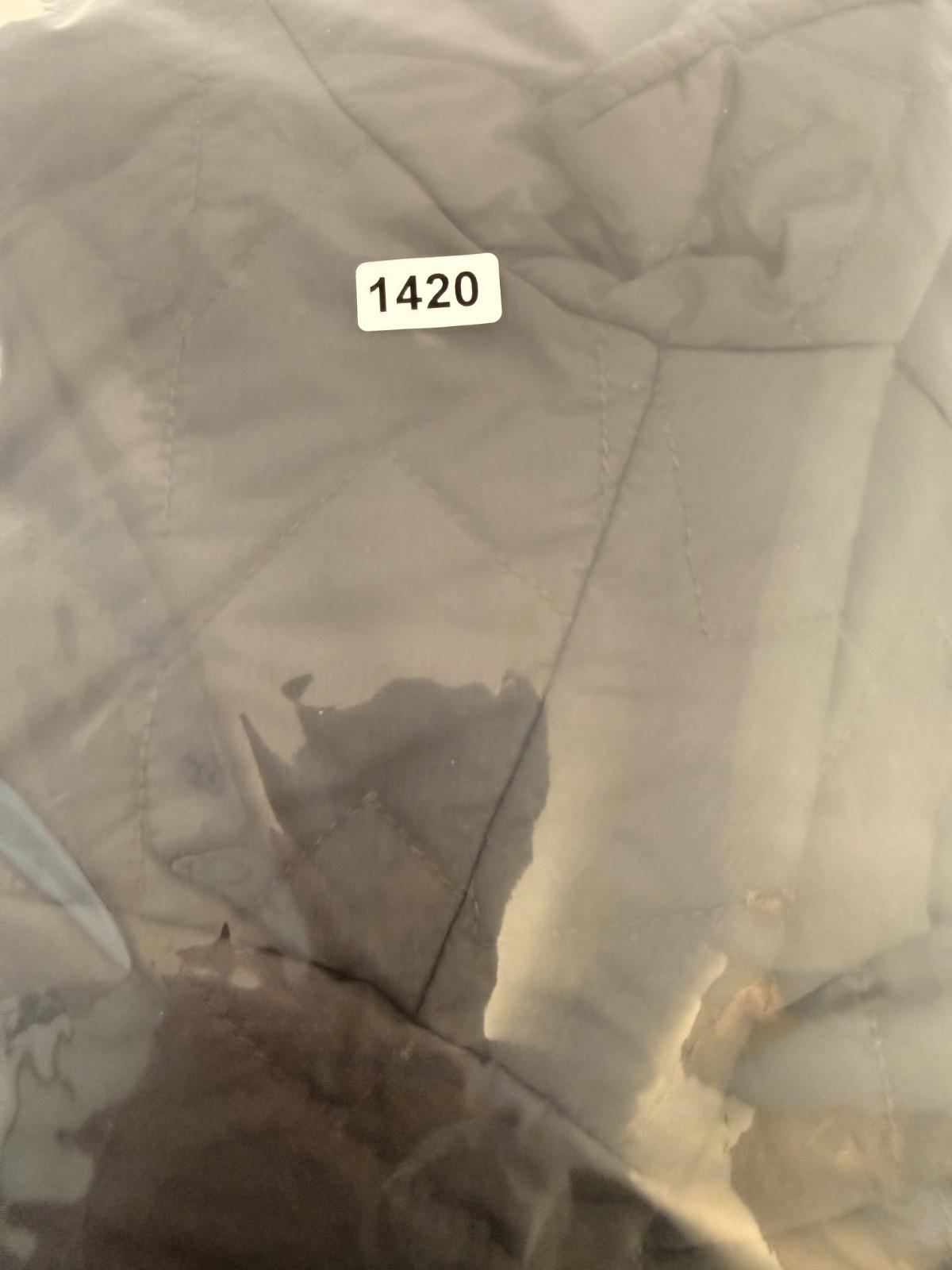 The North Face Women's Gray Quilted Full Zip Jacket M/M Teal Accents