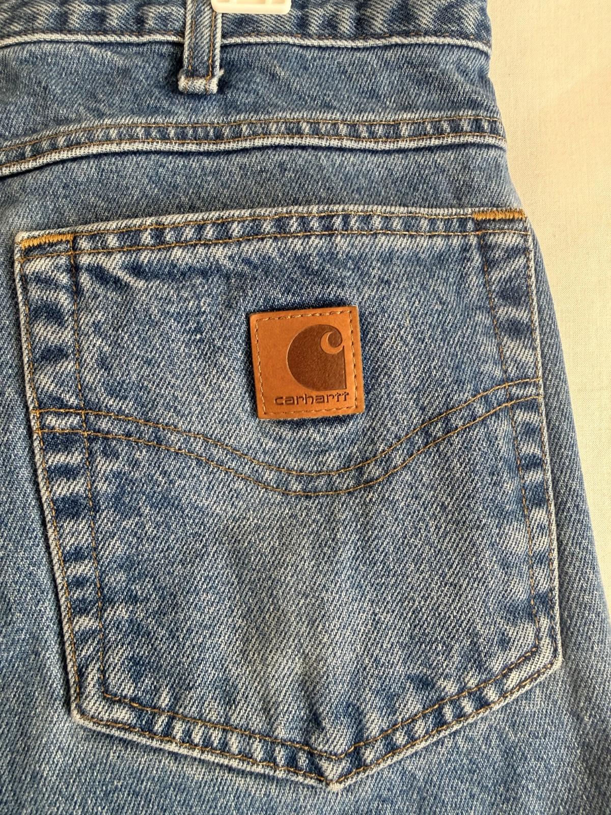 Carhartt Relaxed Fit Jeans Mens Jeans Sz 32x30 Denim Pants Workwear Blue