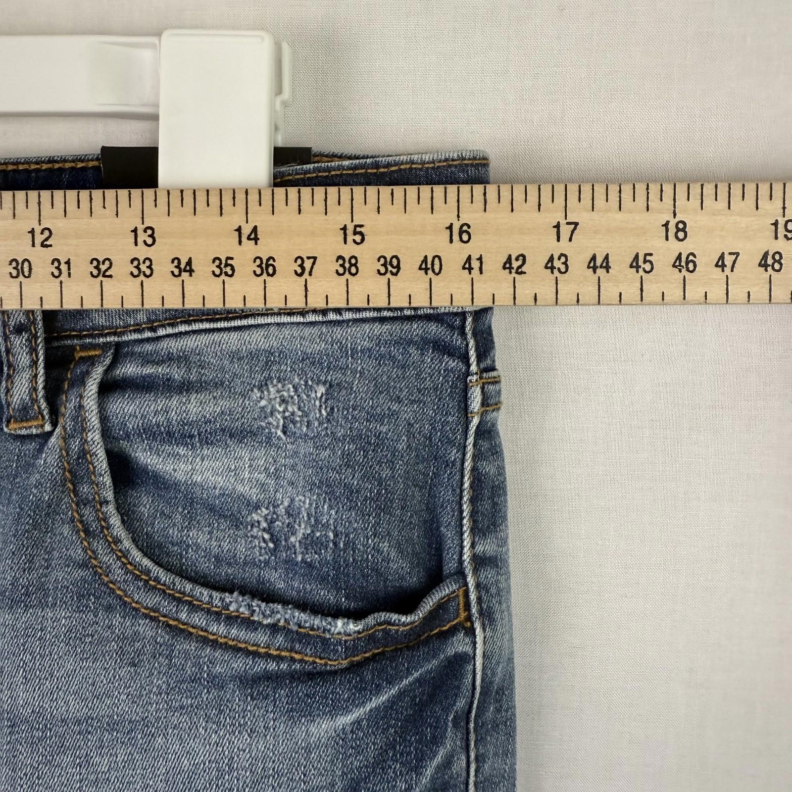 Fashion Nova Womens Jeans Sz 15 Here We Go Again Skinny Distressed Frayed Hem