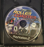 Theme Park Roller Coaster Sony PlayStation 2 PS2 EA Video Game - No Manual