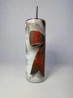 20 oz Christmas Bow Stainless Steel Tumbler with Lid, Straw