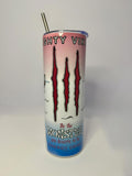 20 oz Mighty Viking Stainless Steel Tumbler with Lid, Straw
