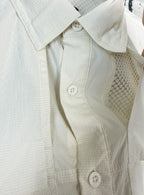 Orvis Open Air Caster Ventilated Long Sleeve Fishing Shirt Mens Size M Cream