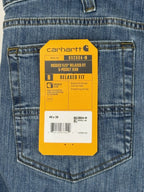 Carhartt Mens Rugged Flex Relaxed Fit Straight Leg Jeans Blue BD2804-M 40x30 NWT