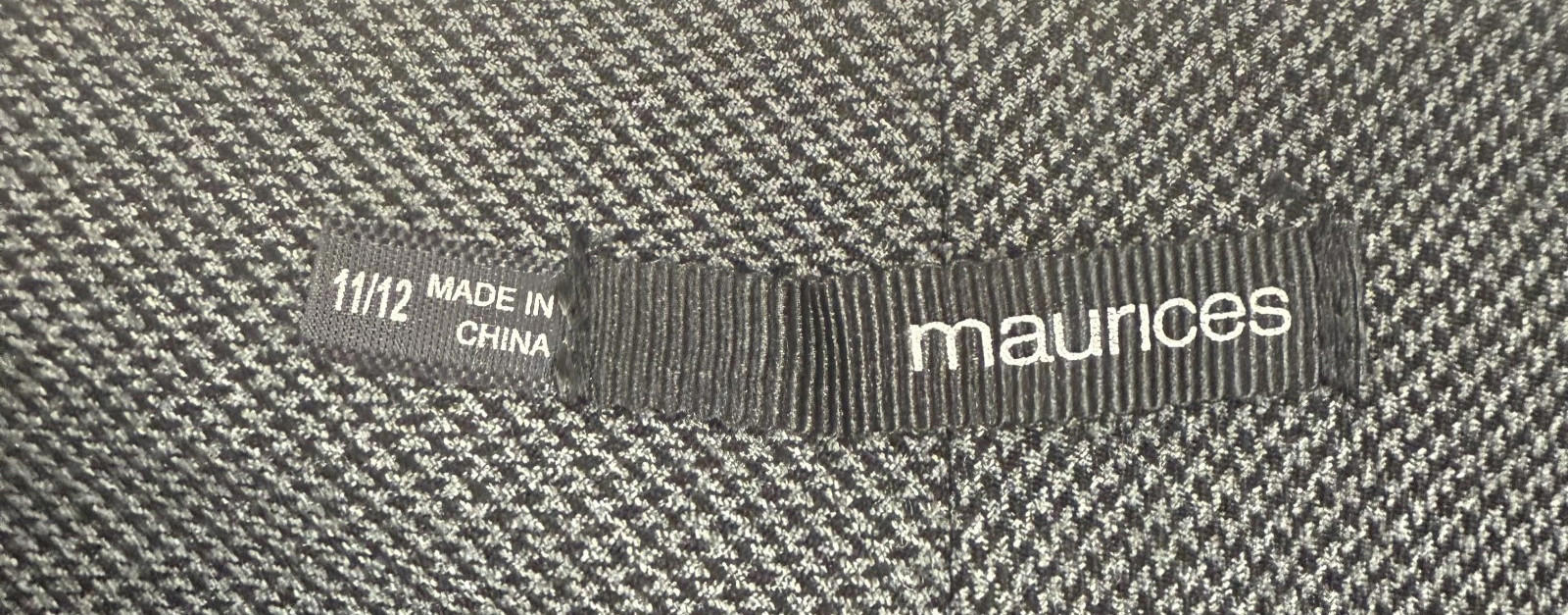 Maurice Womens Shorts Size 11/12 Gray Polyester, Rayon, Nylon