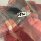 Eddie Bauer Womens Fleece Sz XS 1/4 Zip Pullover NEW Berry Plaid NEW Red/Pink