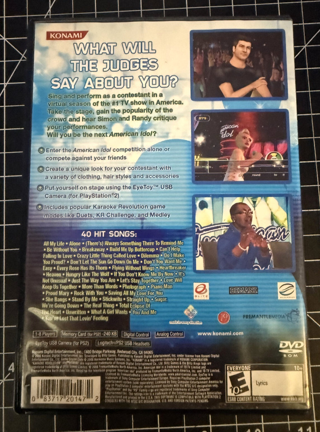 Karaoke Revolution Presents: American Idol (PlayStation 2 PS2) CIB & TESTED