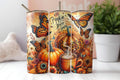 20 oz Pumpkin Spice Season Stainless Steel Tumbler with Lid, Straw