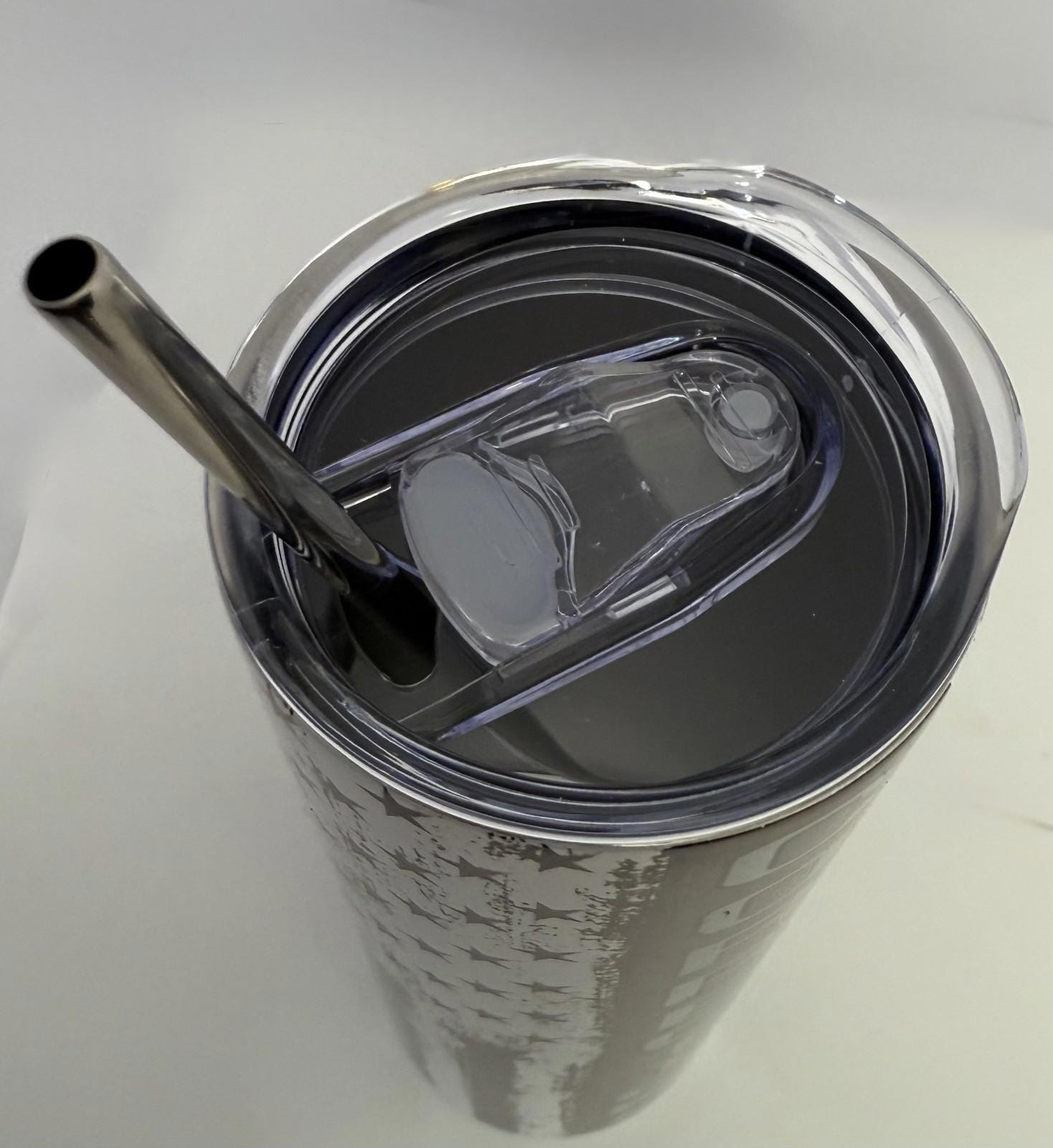 20 oz Corrections Woodgrain Stainless Steel Tumbler with Lid, Straw