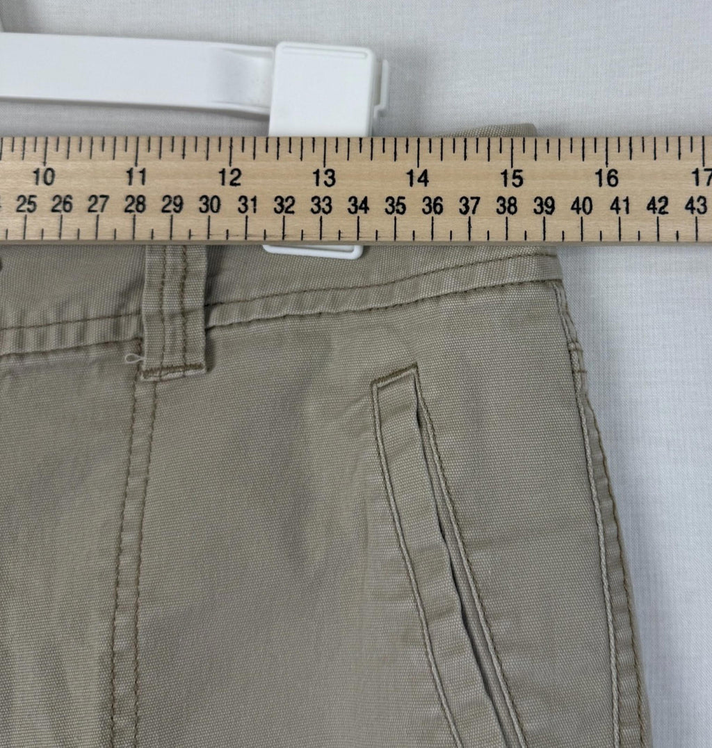 Aeropostale Womens Capri Pants Khaki Size 3/4 Butterfly