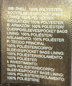 The North Face Women's Gray Quilted Full Zip Jacket M/M Teal Accents