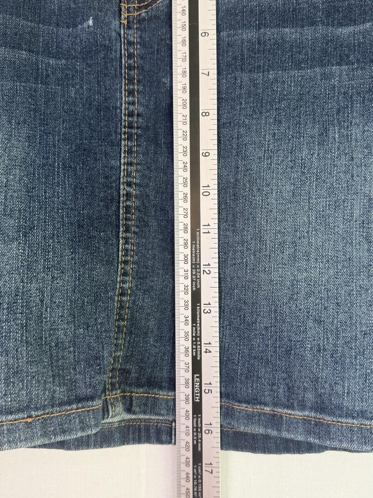 Tommy Hilfiger Jean Pencil Skirt Womens Size 10 - 16” Length - Denim