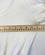 SHEIN Womens Dress Sz Large (runs small) White with Floral with Belt