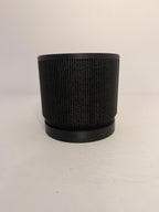 3D Printed Modern Planter - 4 Inch - Indoor - Black with removable bottom