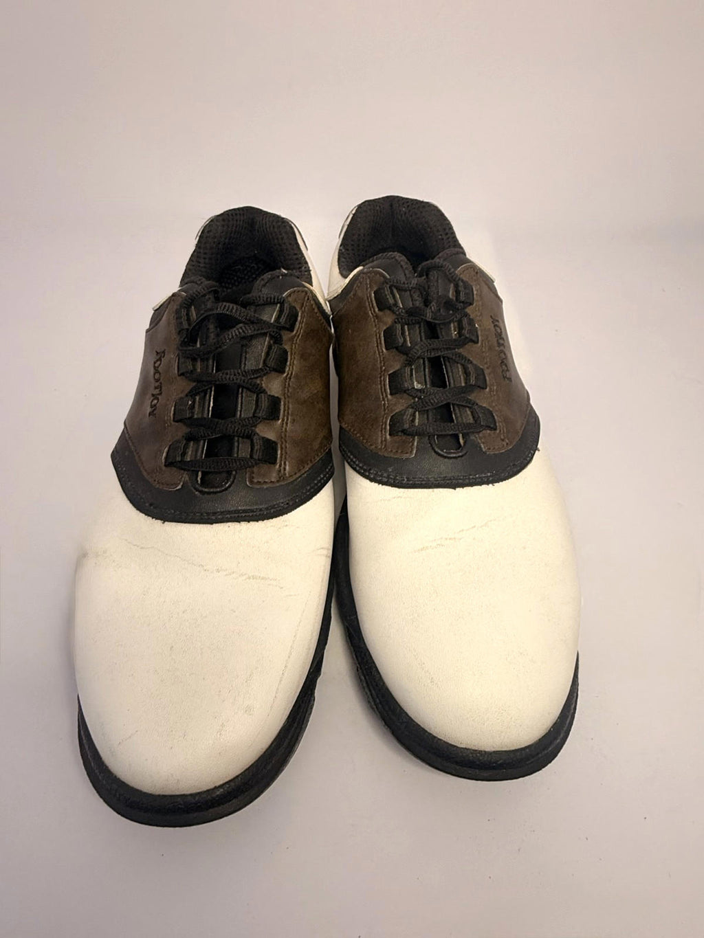 Footjoy White, Brown & Black Golf Shoes Size 11 M - Pre-owned