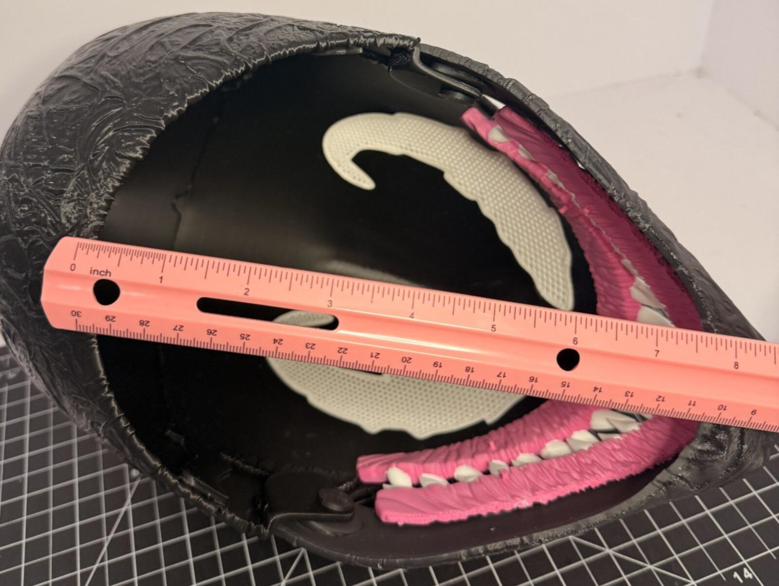 3D Printed Venom Full Face Mask Helmet Mesh Eyes Adult - Movable Jaw