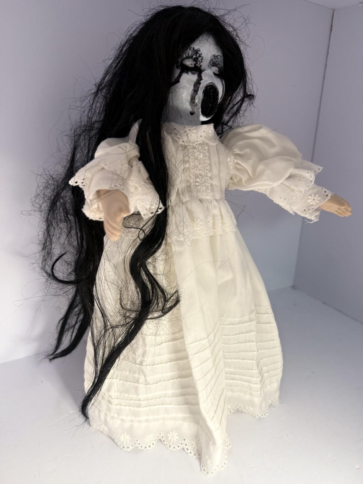 The Banshee's Path - OOAK Scary Creepy Doll 16" Hand Painted Horror Haunting Art