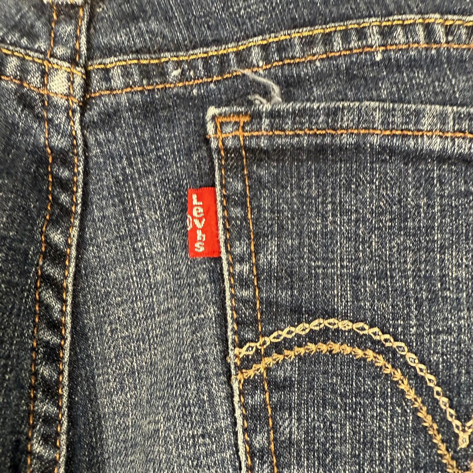 Levis 515 Bootcut Jeans Womens Blue Denim Size 10M