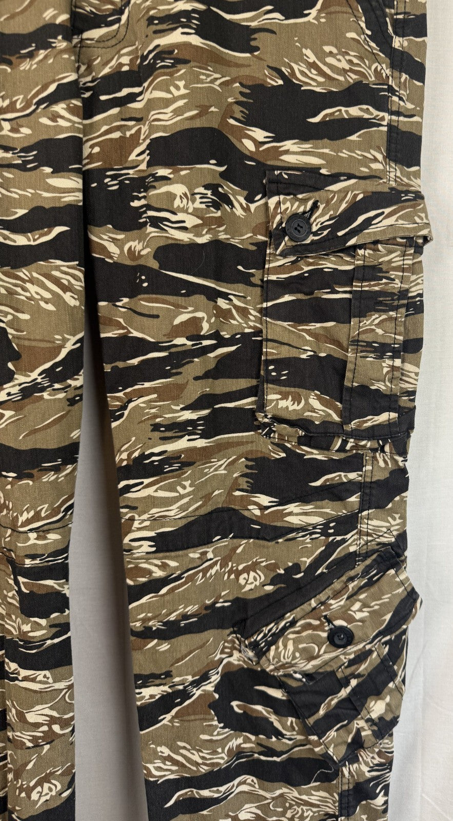 Matchstick Pants Mens 36x32 XXL Camo Cargo Cotton Utility Multi Pocket Military