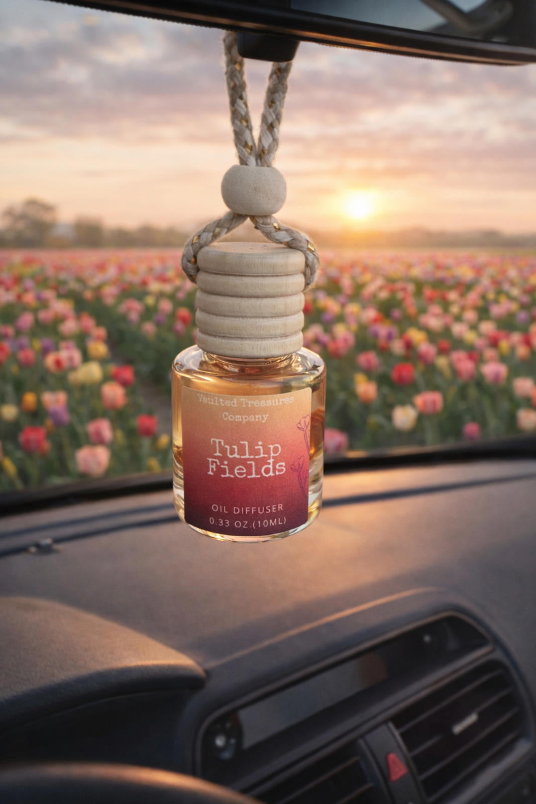 Tulip Fields Auto Diffuser - 8ml - Beautiful Floral Scent - Spring