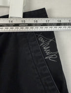 Tony Hawk Mens Size 34 Cargo Shorts Black Cotton Skateboarding Utility