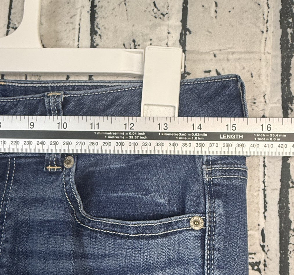American Eagle Outfitters Women's Kick Boot Jeans Dark Wash Stretch Size 10