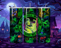 20 oz Glow in the Dark Oogie Boogie Stainless Steel Tumbler with Lid, Straw