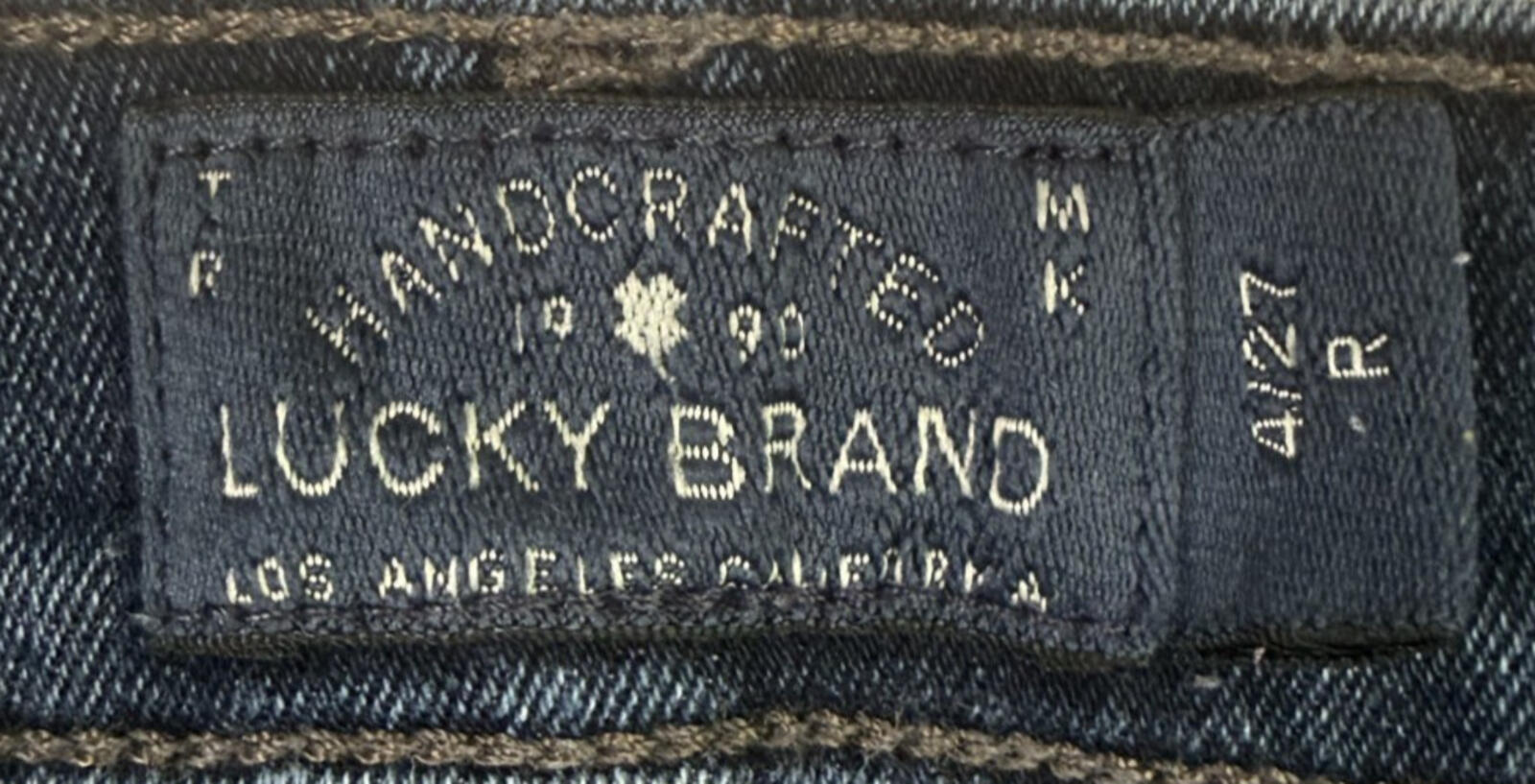 LUCKY BRAND Sweet Straight Candiani Denim Jeans 4/27 Medium Wash