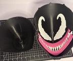 3D Printed Venom Full Face Mask Helmet Mesh Eyes Adult - Movable Jaw