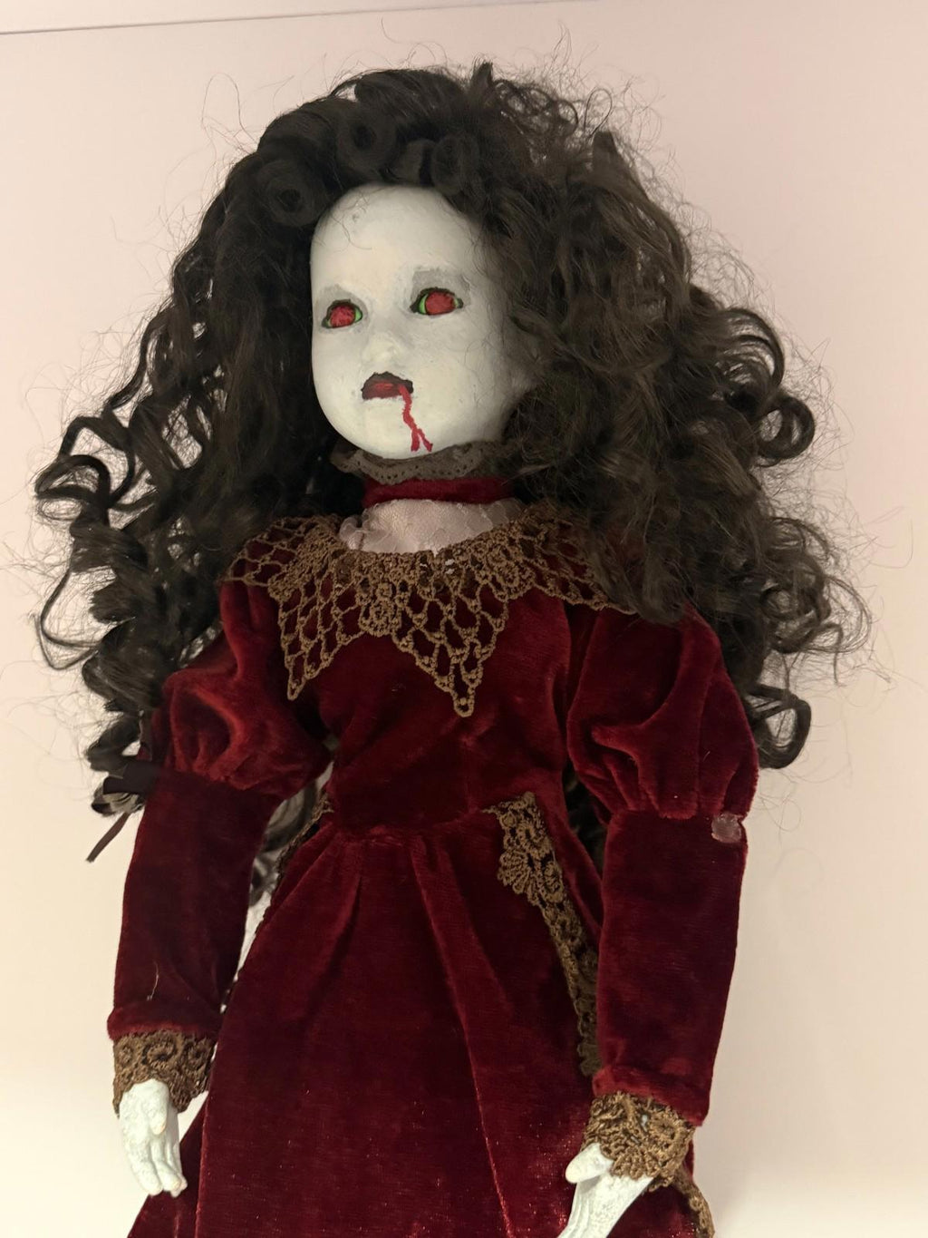 Countess Seraphina - OOAK Scary Creepy Doll 18" Hand Painted Horror Haunting Art