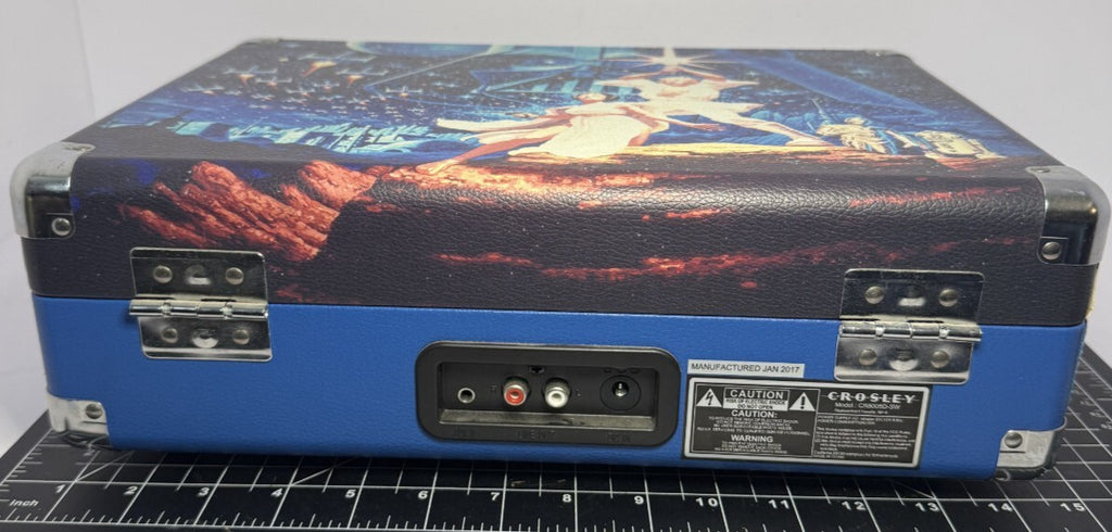 STAR WARS Crosley Turntable Record Player Bluetooth CR8005D-SW - Tested