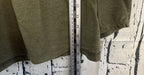 Womens Beautifully Broken Graphic Tank Top Size XL Olive Green High Neck