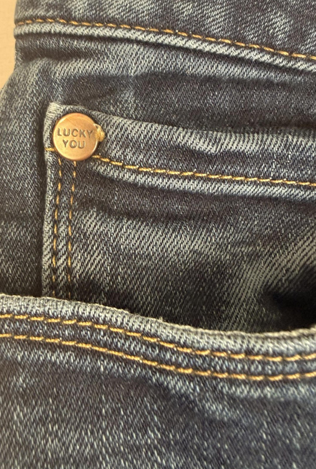 Lucky Brand Size 8 / 29 Womens Jeans Skinny Ankle Dark Wash Denim