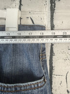 Levis 505 Regular Fit Straight Leg Blue Denim Jeans Mens 38x34 Medium Wash