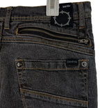 Empyre Jeans PunkRockPaul Black Mens Sz 32 Super Slim Denim Pant Zipper Pockets
