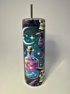 20 oz Witch Stainless Steel Tumbler with Lid, Straw